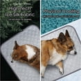 thumbnail image 3 of Esterilla de enfriamiento automático para perros y gatos, almohadillas de enfriamiento lavables para mascotas, manta para dormir, esterilla para dormir de seda helada, cama para dormir transpirable, 3 of 5
