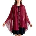 thumbnail image 3 of Yifymode Lace Floral Shawls and Wraps for Women Evening Wedding | Dresses Formal Bridal Shawl Scarf Head Scarf, 3 of 5
