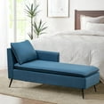 thumbnail image 4 of Chaise Lounge Indoor, 57" Long Upholstered Chaise Lounge Chair for Living Room Bedroom Office Chaise Lounge Sofa Recliner Sleeper Chair, 4 of 6