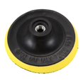 thumbnail image 4 of 5Pcs Polisher/Buffer kit Soft Wool Bonnet Pad Hook Loop Heavy Cut Pad White4'', 4 of 5