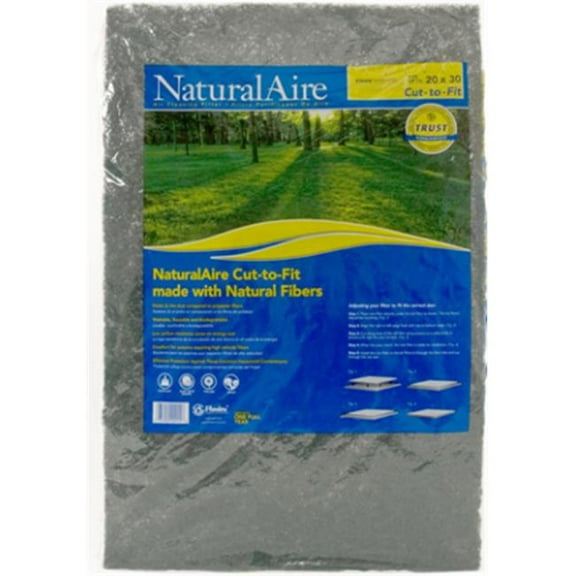 Flanders  Natural Aire Cut-to-Fit Filter - Pack of 6 - 20 x 30 x 1 in.