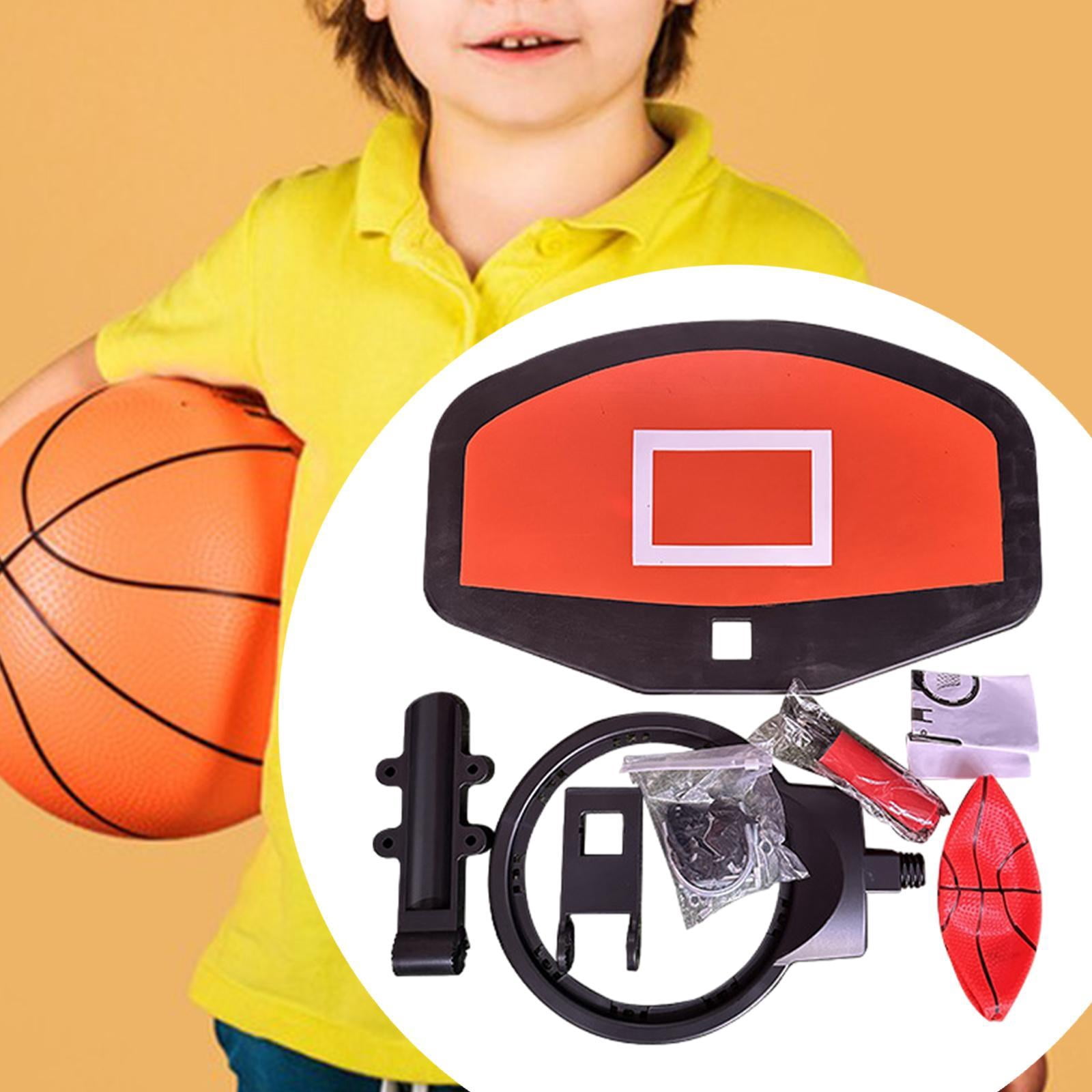 harayaa Basketball Hoop for Trampoline Basketball Frame Outdoor Easy to Install for Kids