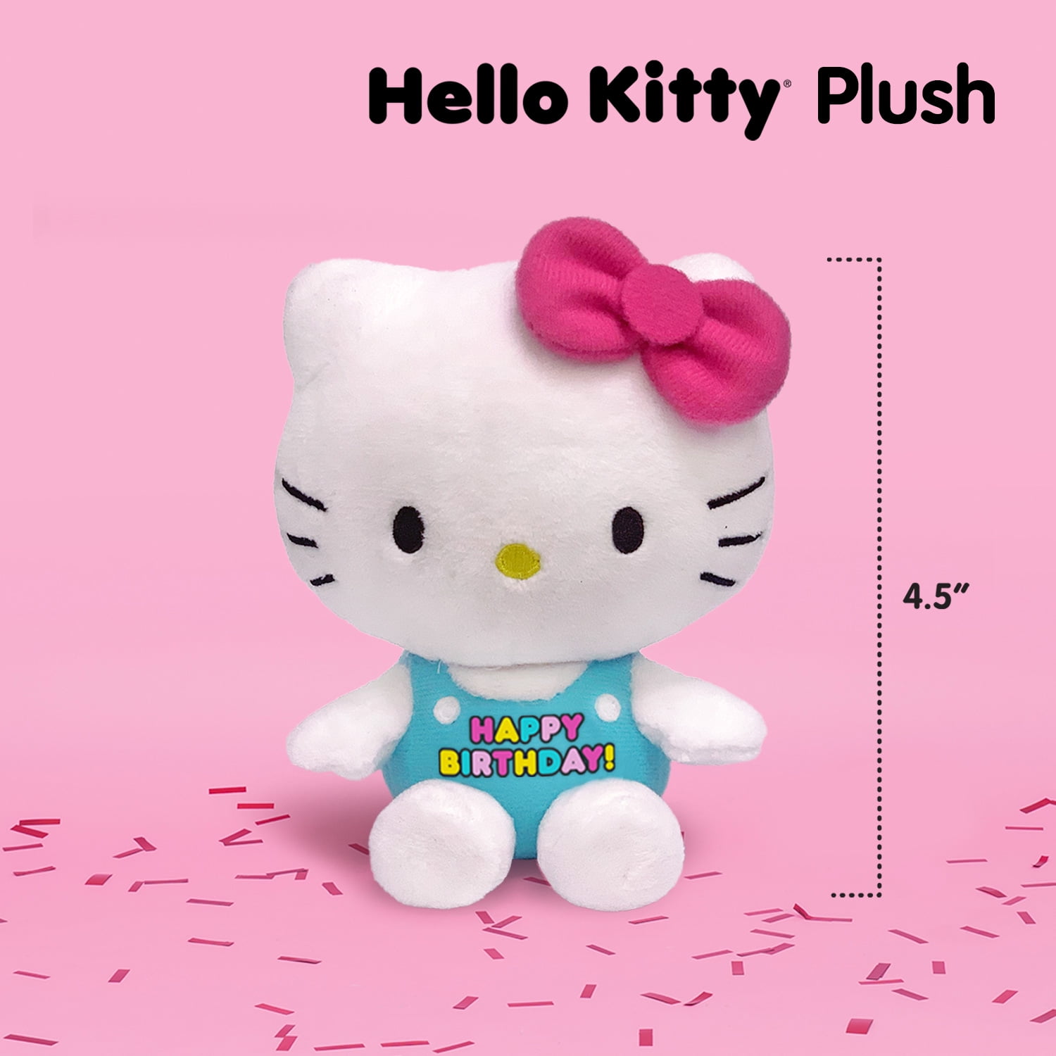 Megatoys Hello Kitty Birthday Party Gift Set with Tin Box & Pencil Case, 6 Count