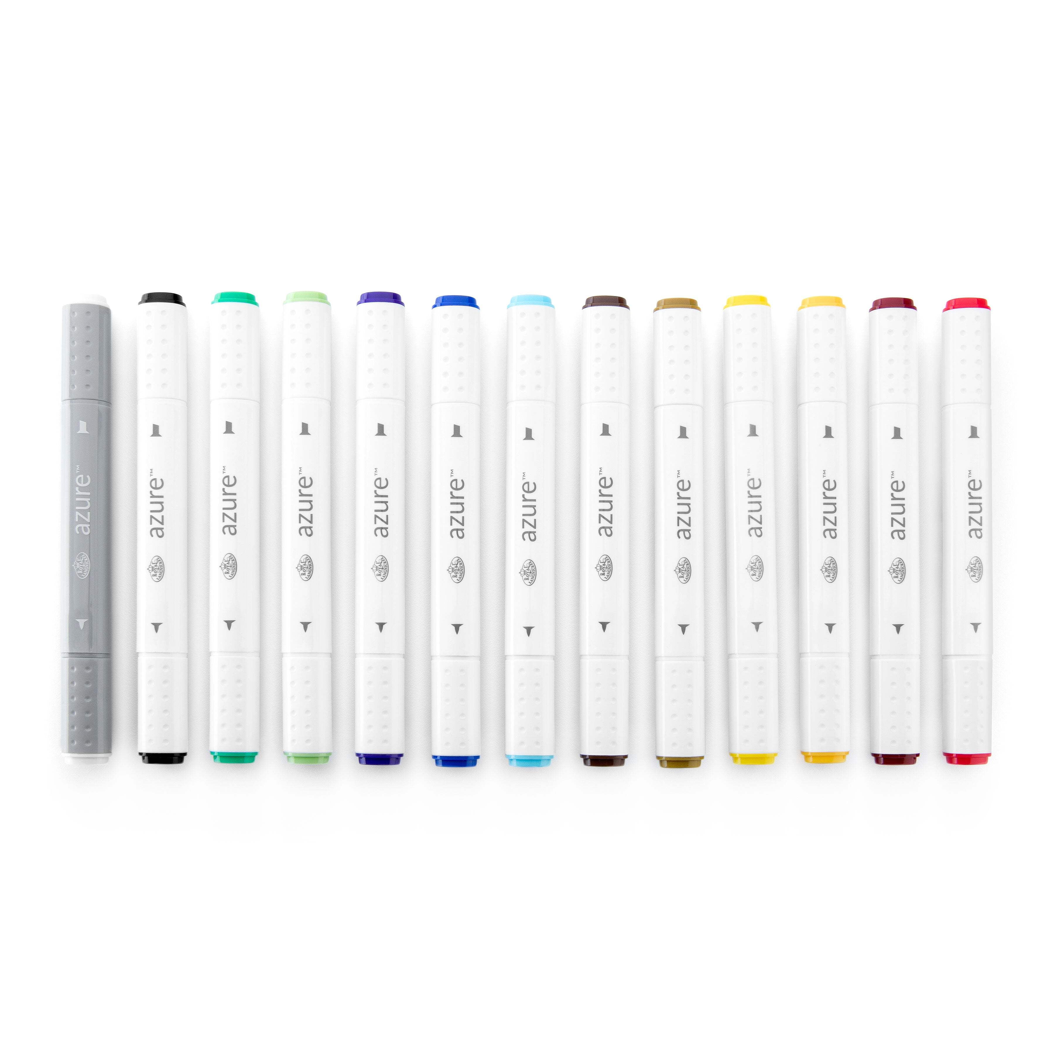 Royal & Langnickel Azure™ Marker Set - Basic Colors - Walmart.com