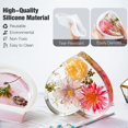 thumbnail image 4 of Wiher Resin Molds Silicone Kit, 8 in 1 Silicone Molds for Epoxy Resin, Large Resin Molds for Flowers Preservation, Including Hexagon, Heart, Sphere, Pyramid, Cube and Set Tools, 4 of 6