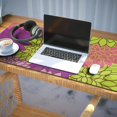 thumbnail image 3 of Long Mouse Pads for Desk,Pink Floral and Petal Pattern Desk Mats on Top Of Desks, Desk Mouse Pad Extra Large with 3mm Non-Slip Base and Stitched Edge for Gaming,Office,Work,Home 35.4"x15.7", 3 of 6