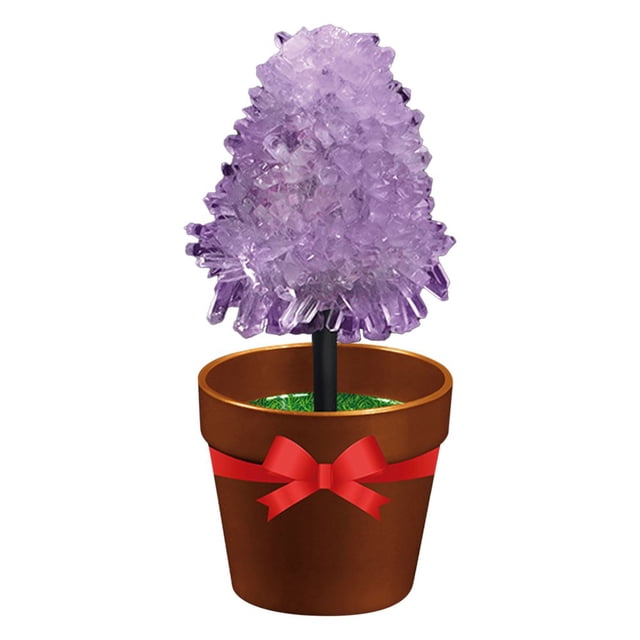 LEEYNEER Clearance Christmas Simulation Crystal Tree 6 Colors 12 Crystals Chemical Science Experiment Fast Growth In 24 Hours DIY Kit Family Toy Gifts For Boys And Girls Best Gift