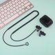 thumbnail image 1 of Cuerda Para Auriculares Antipérdida Auriculares De Silicona Con Cuerda Para Colgar En El Cuello Para Audio De Estado Entre Profesionales (Negro) WDOplteas Para estrenar, 1 of 3