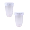 thumbnail image 1 of Oleegame 2PC Picnic Trays For Food Innovative Flour Sprinkler Portable Flours Container Cocoas Powder Shaker Plastic Flour Dispenser Bottle For Home Adjustable Flour White, 1 of 6