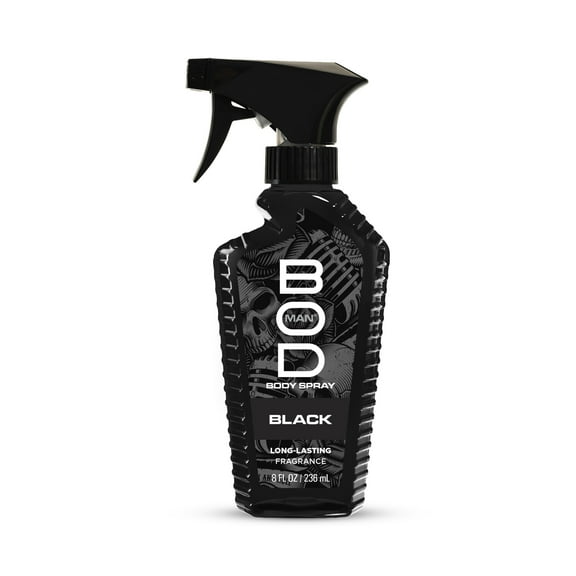 BOD Man Black Fragrance Body Spray, 8 oz