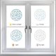 thumbnail image 4 of 16 pegatinas de mandala para ventana, 4 estilos, pegatinas de flor de la vida, pegatinas de arcoíris grandes, pegatinas decorativas 3D para ventana, notas musicales, pegatinas anticolisión para, 4 of 8