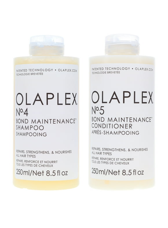 Olaplex No.4 Bond Maintenance Shampoo 8.5 oz & No.5 Conditioner 8.5 oz Combo Pack