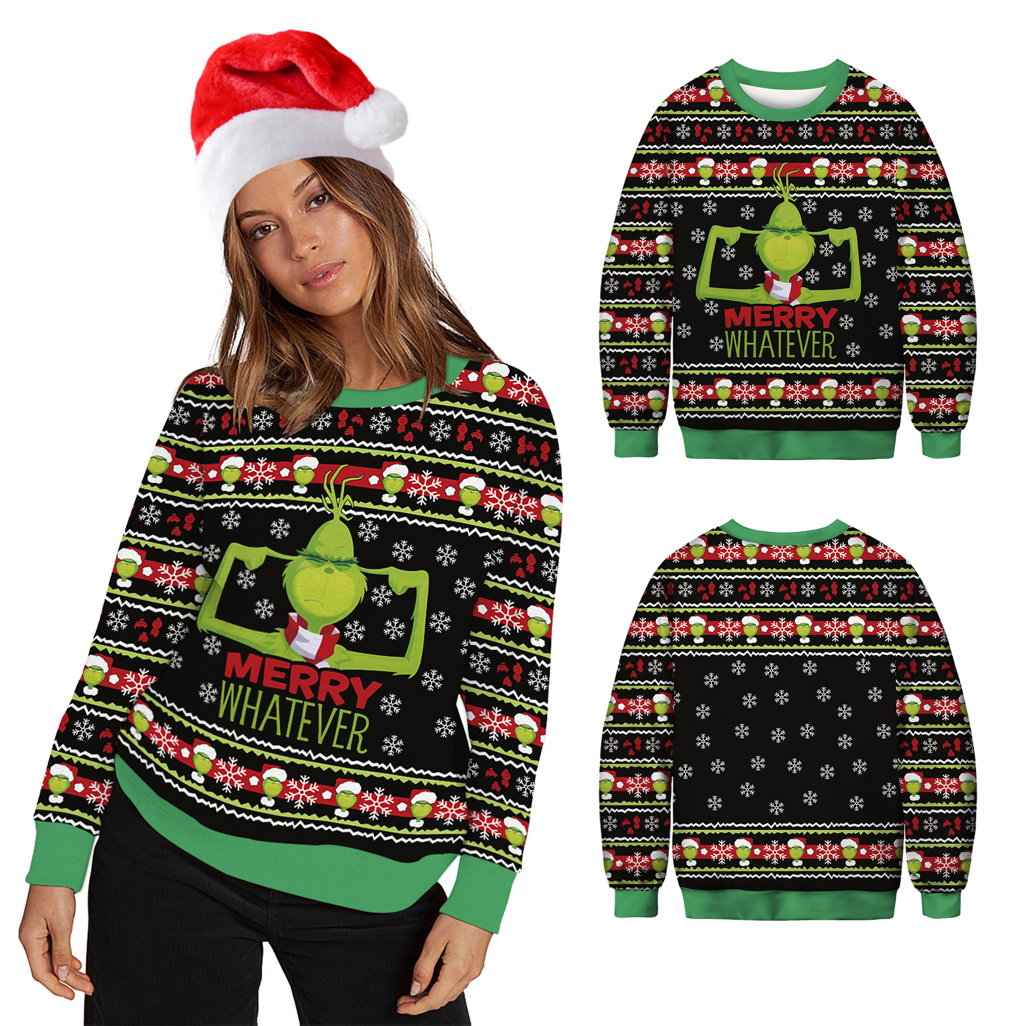 mens grinch christmas jumper