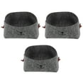 thumbnail image 2 of Mini Storage Box, Small Foldable Basket 3Pcs/Set Tabletop Storage Box Foldable Storage Basket  For Home For Kitchen For Office For Bathroom, 2 of 8