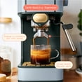 thumbnail image 4 of Beautiful Slim 20 Bar, 1-Cup Cornflower Blue Espresso Machine, 4 of 21