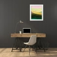 thumbnail image 3 of Fuchs, Jodi 26x32 White Modern Wood Framed Museum Art Print Titled - Pink Hills II, 3 of 4