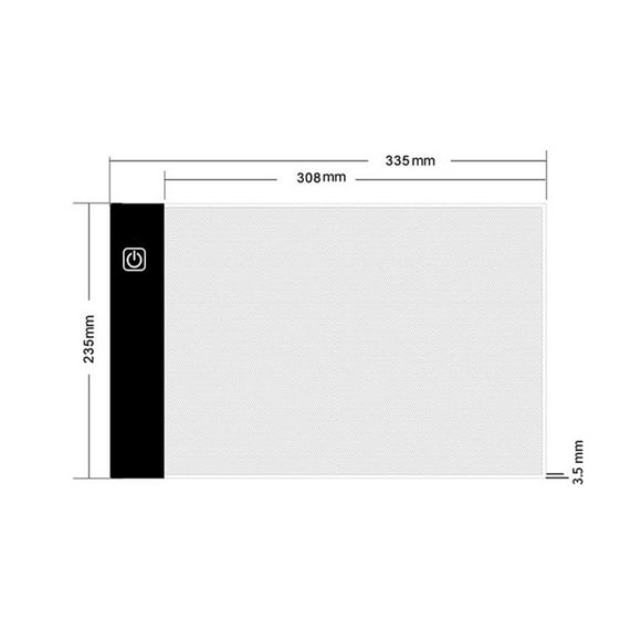 SharkTRUE A4 Diamond Art Light Board, Light Pad for Painting, Light Table Tracing Light Box for Craft, Sketching, Animation, Painting Accessories Gift
