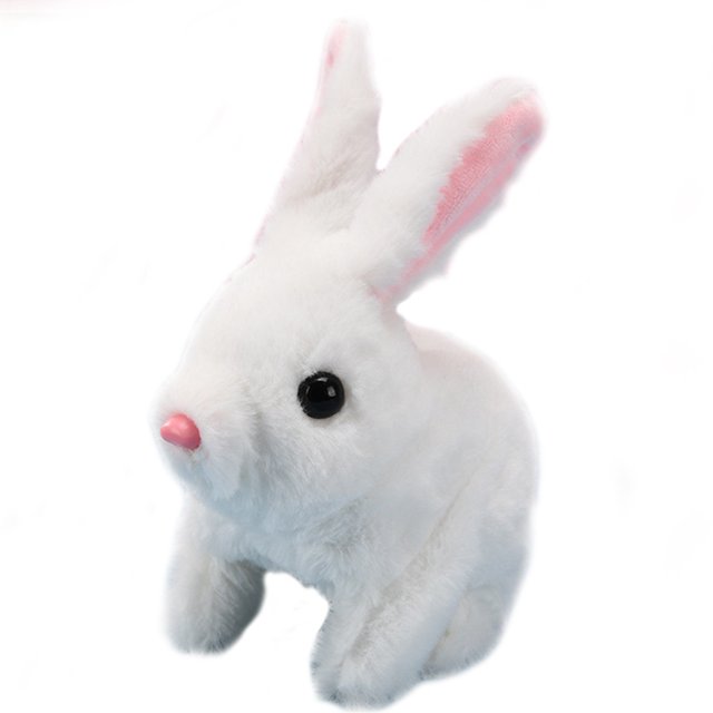 Plush Animal Electronic Realistic Interactive Walking Rabbit Toy Barking Dog Toy