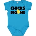 thumbnail image 3 of Inktastic Chicks Dig Me Boys Baby Bodysuit, 3 of 5