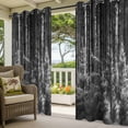 thumbnail image 2 of Summer Black Outdoor Curtains for Patio, Forest Pine Trees Waterproof Outside Curtains Privacy Blackout Curtain for Porch Pergola Cabana, 2 Panel 54W x 95L Inch, 2 of 9
