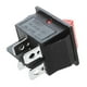 thumbnail image 3 of 16A/250VAC 20A/125VAC Red 4 Pin ON/OFF DPST Rocker Switch 2 Pcs, 3 of 4