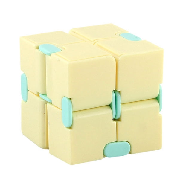 Vogacara Cubo portátil de plástico de juguete de alivio sensorial de juguete para niños adultos Juguetes Amarillo Vogacara FN000530-04