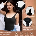thumbnail image 6 of LANBAOSI Tank Top Bodysuit for Women Sexy Sleeveless Black Backless Tops, Scoop Neck Size S, 6 of 7