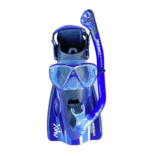 Set Cressi Mex Icarus y Orion Cobalto Talla L/Xl 27/30 Mx