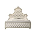 thumbnail image 3 of Acme Lucienne Queen Bed w/LED Beige Velvet, 3 of 10