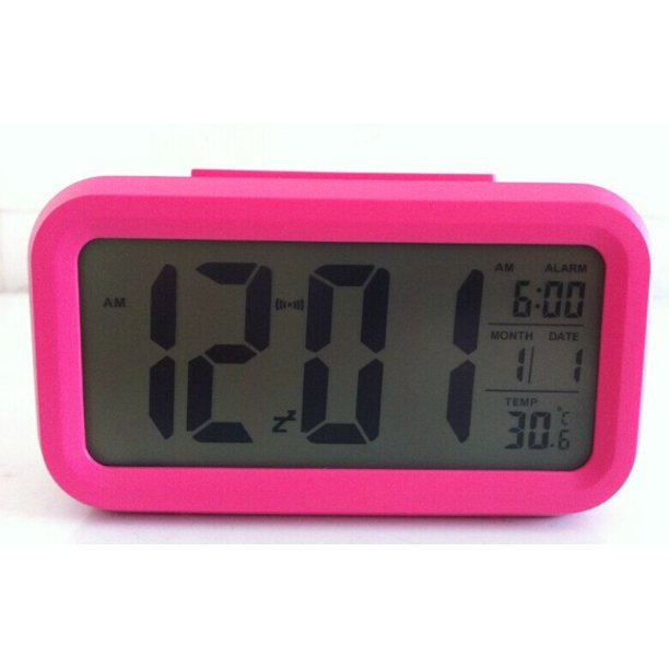 Reloj inteligente con temperatura, despertador perezoso, luz de fondo silenciosa, reloj electrónico, reloj digital creativo