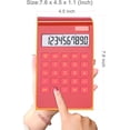 thumbnail image 2 of 2-Pack 10-Digit Desktop Calculator, Dual Power (Solar & Battery), Compact Business Calculator for Office, Accounting, School, Black & Red, 2 of 7