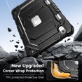 thumbnail image 5 of Case for iPad 11th/10th Gen 11/10.9 inch 2025/2022, Military Grade Shockproof Cases with Pencil Holder Shoulder Strap Screen Protector, Black, 5 of 8
