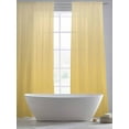 thumbnail image 5 of Orange Yellow Ombre Sheer Curtains 96 Inch Length 2 Panels Set for Living Room/Bedroom, Modern Abstract Art Gradient Aesthetics Curtain Sheers Drapes Rod Pocket Curtains Window Treatment 52''x96''x2, 5 of 7