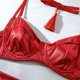thumbnail image 5 of Gibobby Sujetador De Encaje Para Mujer Lencería sexy para mujer, diseño de mujer con juego de lencería sexy(Rojo, M), 5 of 5