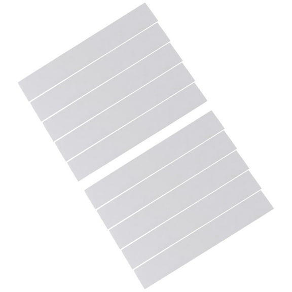 HEALEEP 200Pcs Stainless Steel Cheese Mold for Baking Tools and Semi-Cooked Cheese 7.5*1.2*0.04in White