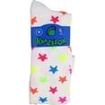 thumbnail image 4 of TCK Krazisox Stars Knee High Socks - White, 4 of 4