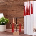 thumbnail image 6 of 6Pcs Fan Bookmark with Tassel Vintage Chinese Bookmark Decorative Page Markers Ancient Hand Fan Book Marker Metal Label for Readers Writers Students Book Lovers, 6 of 7