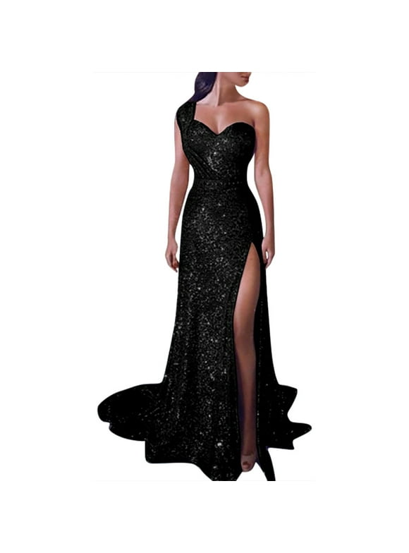 Women Sequined Dress Pink Prom Party Ball Gown Evening V Neck Long Dress Elegant Fashion bodycon dresses women party night