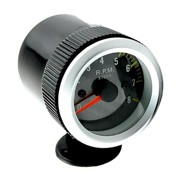 Ximing Portable 2inch Car Tacho Counter Gauge Tachometer with Yellow