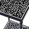 thumbnail image 6 of Butler Specialty Company Lana Resin And Bone Inlay Side Table - Black / White, 6 of 8