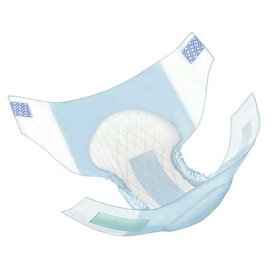 Wings Ultra Adult Incontinence Brief XL Heavy Absorbency Contoured, 63075A, 61, 15 Ct