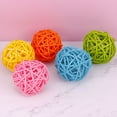 12pcs Wicker Rattan Balls Decorative Ball Orbs Vase Fillers Table Decor