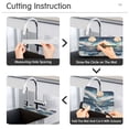 thumbnail image 5 of Yayeee Faucet Mat for Kitchen Sink 14.7" Diatomite Long Splash Guard Pad, Rolling Waves, 5 of 7
