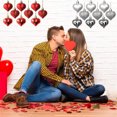 thumbnail image 6 of Topboutique Valentines Heart Shaped Ornaments,12 Pcs Christmas Decorations,Glitter Heart Baubles,Hanging Baubles Tree Ornaments for Xmas Tree Valentine's Day Decor,Home Party Wedding Decor,Red, 6 of 7