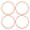 Orange, variant on Suodoka 4Pcs 16 Inches / 40.6 cm Wheel Rim Protector Ring Anti Scratch Self Adhesive Wheel Rim Guard Trim Ring for Flat Rim Edge Car White