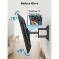 thumbnail image 3 of CHITOOMA Full Motion TV Wall Mount Bracket for 40 to 82 inch Flat or Curved TVs , Holds up to 110  lbs, 3 of 6