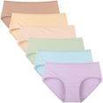 thumbnail image 1 of Bragas hipster de algodón para mujer Underwear INNERSY, paquete de 6, 1 of 6