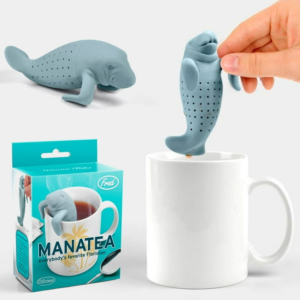Fred and Friends Manatea Tea Filter Manatee Sea Lion Loose Herb Leaf