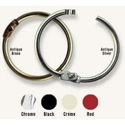 Custom Binding Rings Medium 1.5" 10/Pkg-Antique Silver, Pk 3, 7 Gypsies