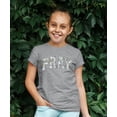 thumbnail image 6 of Camo Pray Unisex Shirt for Teens & Kids - Christian Faith Inspirational Matching Family Tee Granite Heather Shirt 12 Months, 6 of 8